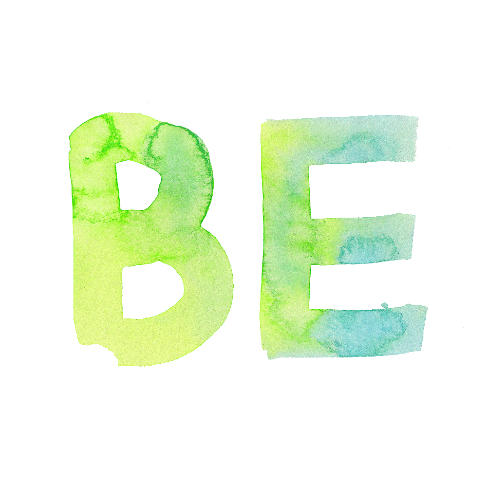 Painted type lettering typography by Amanda Rigby